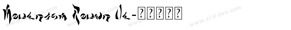 Mouldism Round Al字体转换